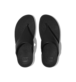 LULU SANDALI INFRADITO IN PELLE METALIZZATA BLACK